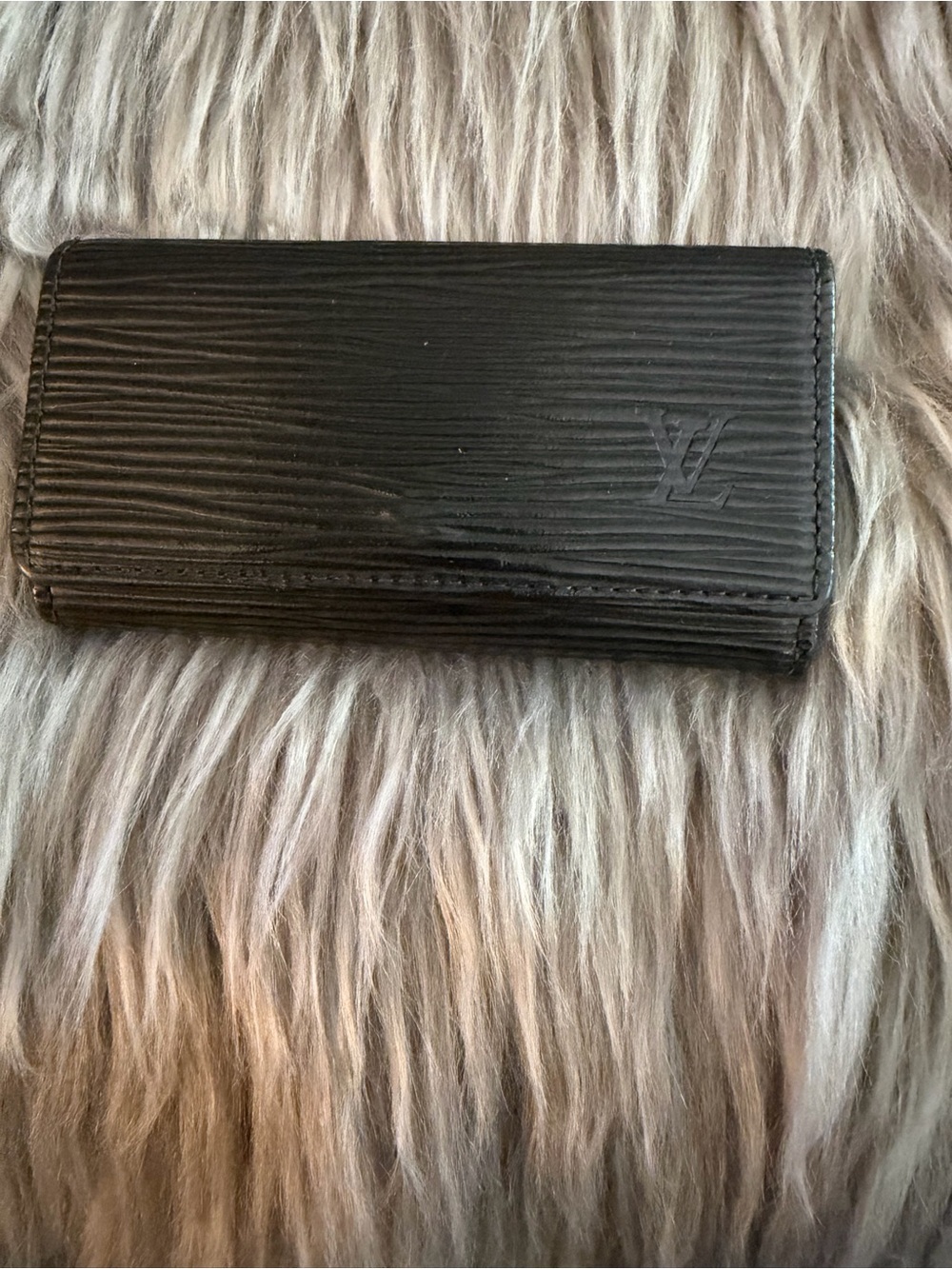 Louis Vuitton Multicles Black Epi Leather Key Case